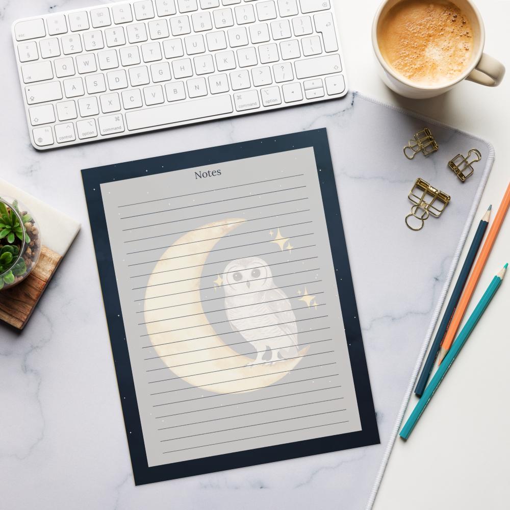 Celestial Owl Tearaway Notepad