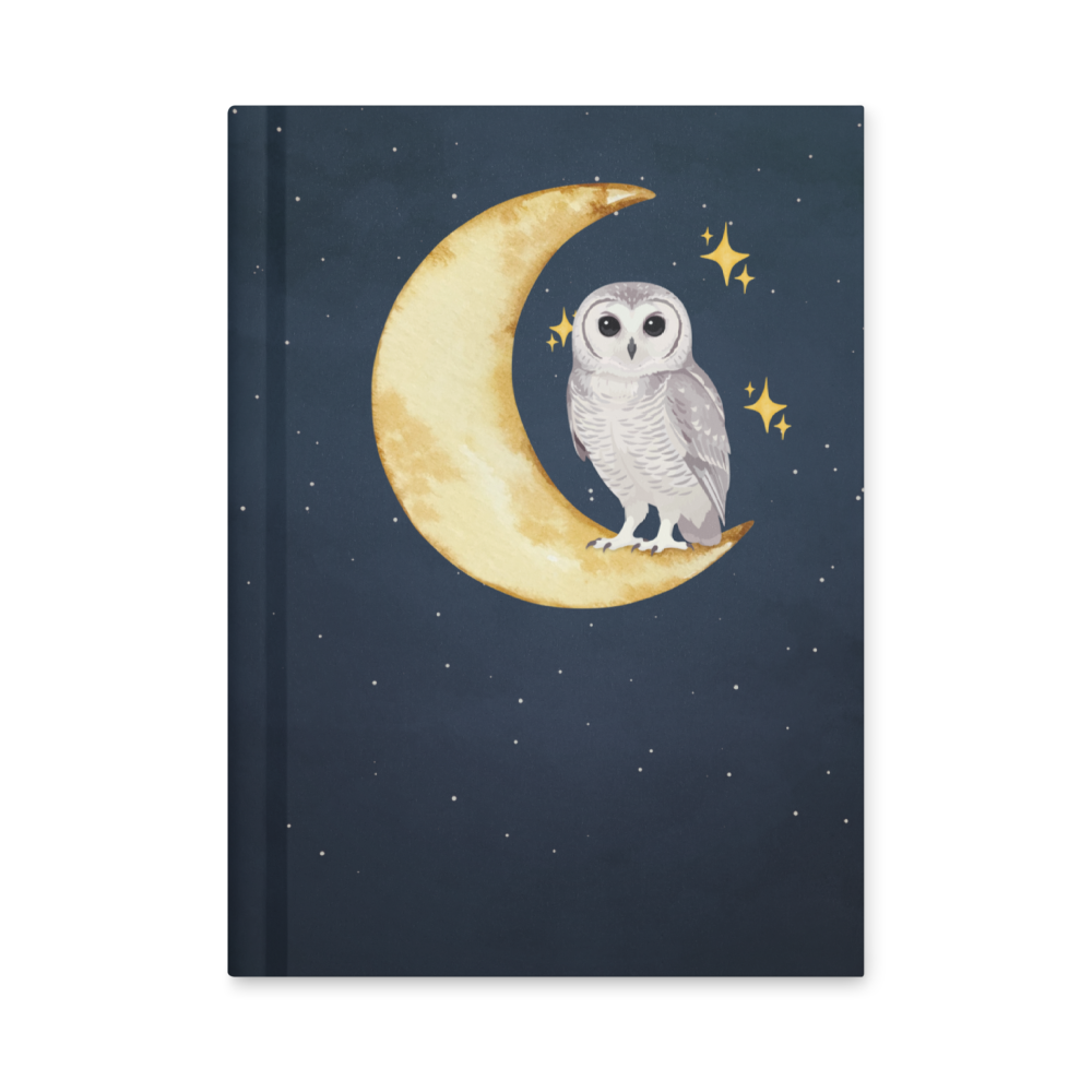 Celestial Owl Hardcover Journal