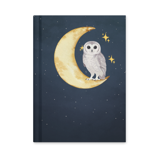Celestial Owl Hardcover Journal