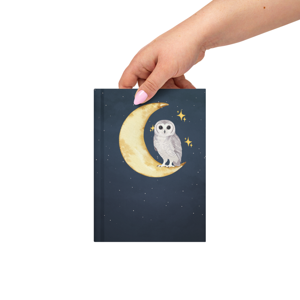 Celestial Owl Hardcover Journal