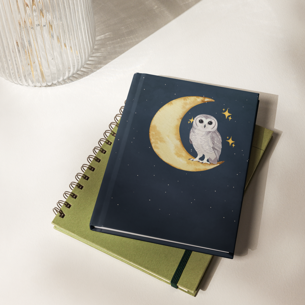 Celestial Owl Hardcover Journal