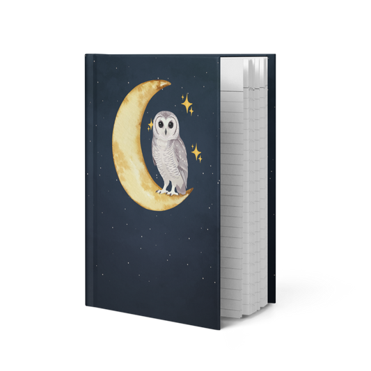 Celestial Owl Hardcover Journal