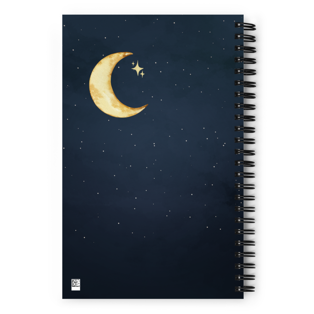 Celestial Owl Spiral Notebook